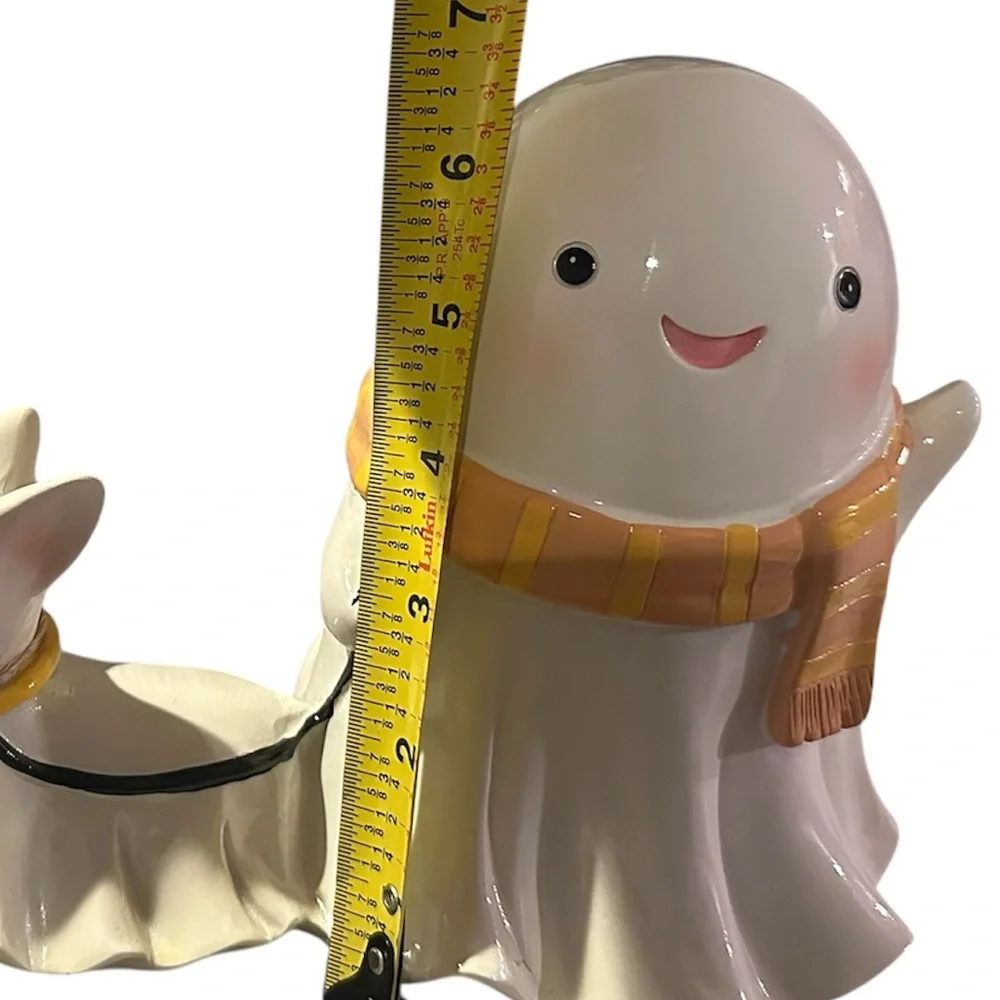 NWT Viral Waving Scarf Ghost and Dog Figurine